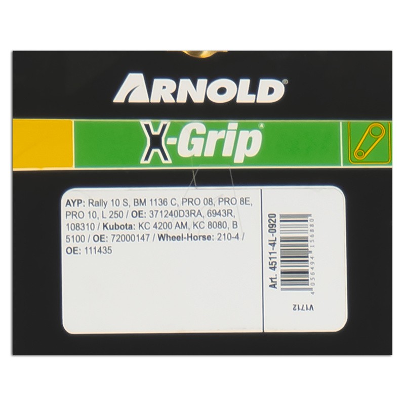 ARNOLD X-Grip Keilriemen 4L 920, 4511-4L-0920
