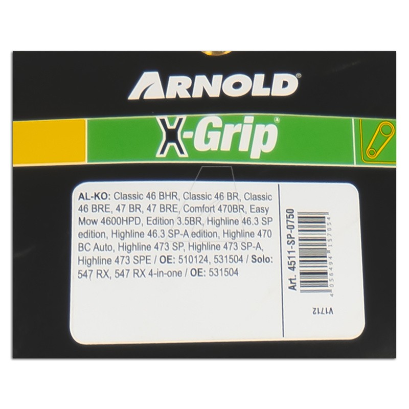 ARNOLD X-Grip Keilriemen SPZ 750, 4511-SP-0750